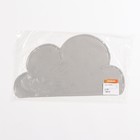 Коврик силиконовый под миску «Облако», 48×27 см, серый - Фото 7