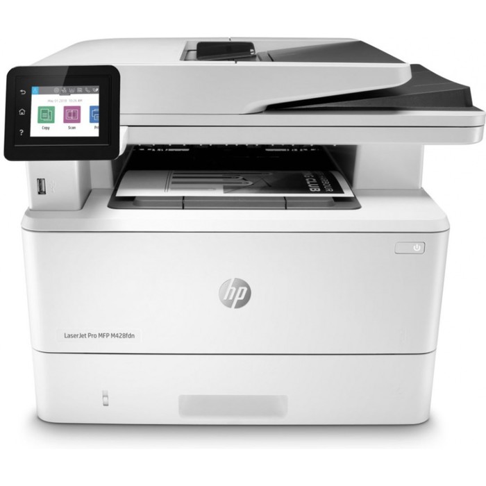 МФУ лазерный чёрно-белый HP LaserJet Pro M428fdn (W1A32A), A4, Duplex Net - Фото 1