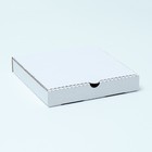 Коробка для пиццы, белая 25 х 25 х 4 см 9231382