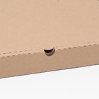 Коробка для пиццы, бурая, 36 х 36 х 4 см - Фото 3
