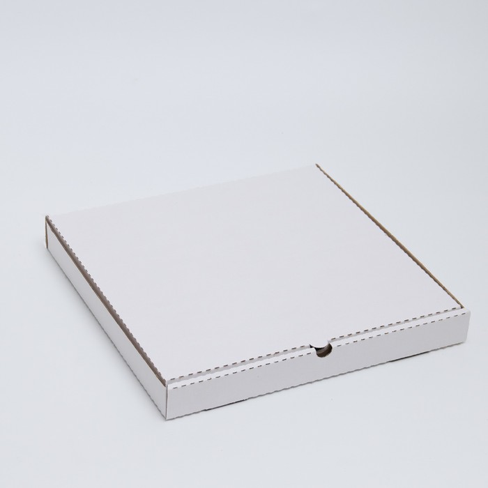 Коробка для пиццы, белая, 36 х 36 х 4 см - Фото 1