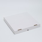 Коробка для пиццы, белая, 36 х 36 х 4 см - Фото 2