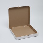 Коробка для пиццы, белая, 36 х 36 х 4 см - Фото 3