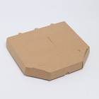 Коробка для пиццы с соусниками, 32 х 32 х 4 см - фото 319070769