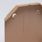 Коробка для пиццы с соусниками, 32 х 32 х 4 см - Фото 3