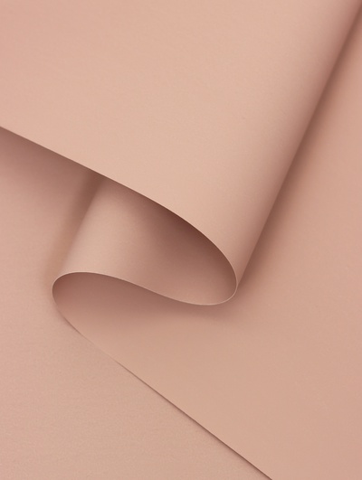 Плёнка для цветов упаковочная матовая «Бежевая», 0.5×8 м, 55 мкм