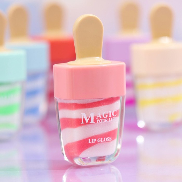 Блеск для губ «Пломбир», микс - Фото 1