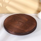 Менажница деревянная Adelica «Мерс», 3 секции, d=25×2,5 см, тёмный бук 9278406