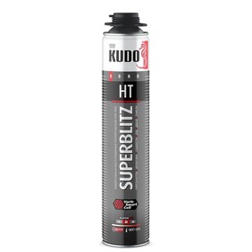 Клей-пена KUDO SUPERBLITZ HT, профессиональная, всесезонная, 1000 мл