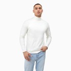 Водолазка мужская MINAKU: Basic line MAN, размер 50, цвет экрю - Фото 4