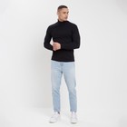 Водолазка мужская MINAKU: Basic line MAN, размер 54, чёрная - Фото 4