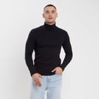 Водолазка мужская MINAKU: Basic line MAN, размер 56, чёрная - Фото 1