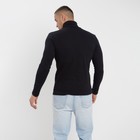 Водолазка мужская MINAKU: Basic line MAN, размер 44, чёрная - Фото 3