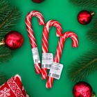 Карамель леденцовая "Трость к Новому Году" со вкусом клубники, 20 г - фото 25574140