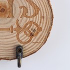 УЦЕНКА Ключница в виде сруба с нанесением "Keys", 8,5 х 1,4 см - Фото 3
