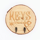 УЦЕНКА Ключница в виде сруба с нанесением "Keys", 8,5 х 1,4 см - Фото 6