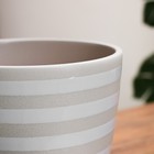 Горшок цветочный "Лента" серый крокус №4, 4,2 л - фото 21787976