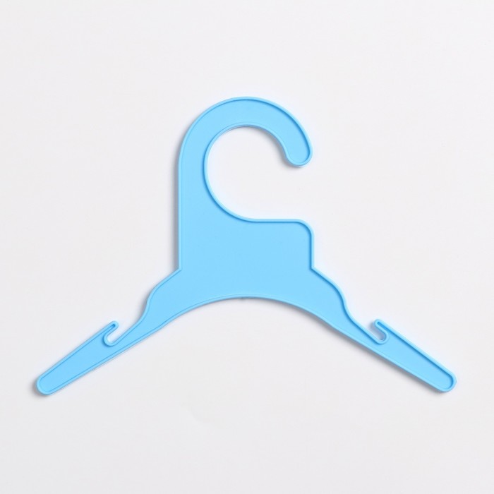 Вешалка для одежды животным, 19×14×0.4 см, голубая - Фото 1