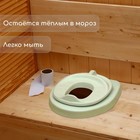 Сиденье для уличного туалета, детское, 37 × 32 см, пенополиуретан, зелёное - Фото 5