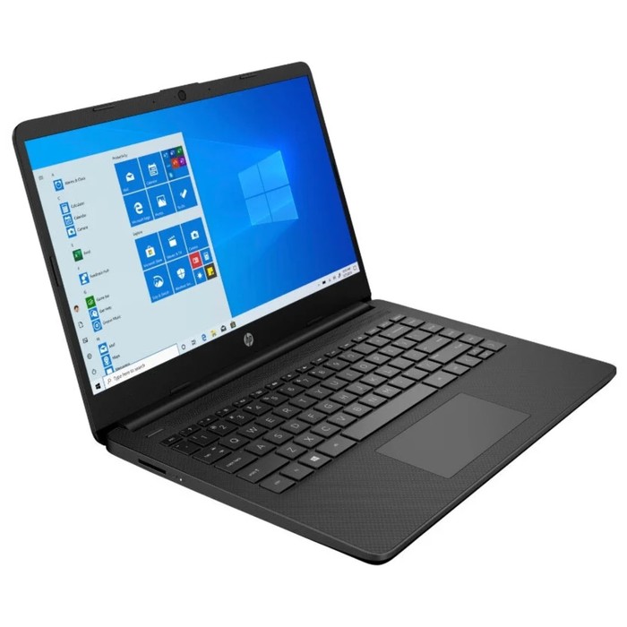 Ноутбук HP14 14s-fq0024ur, 14", 3050U, 4 Гб, SSD 256 Гб, AMD,  Win11, чёрный - фото 51302614