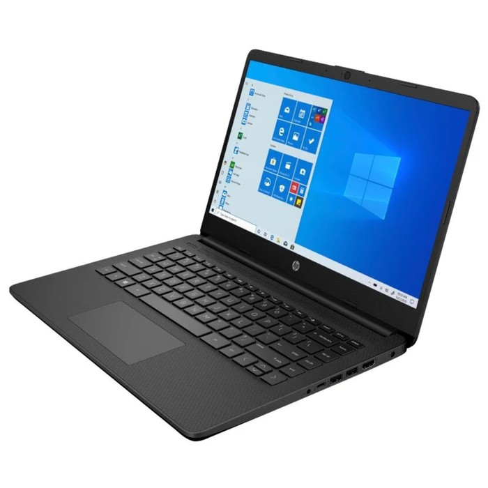 Ноутбук HP14 14s-fq0024ur, 14", 3050U, 4 Гб, SSD 256 Гб, AMD,  Win11, чёрный - фото 51302615