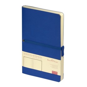 Ежедневник недатированный А5, 136 листов TOKYO, обложка искусственная кожа, блок 70 г/м2, синий