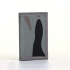 Кошелёк на липучке, серый - Фото 2