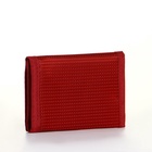 Кошелёк на липучке, красный - Фото 3