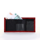 Кошелёк на липучке, красный - Фото 9