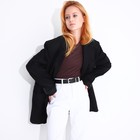 Ремень, ширина 3,5 см, винт, цвет чёрный 9285646