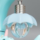 Фигурка световая RISALUX «Единорог на луне», LED-ночник, 1 Вт, 6000 K, от батареек, голубой, 15×11 см 7514244 - фото 16417670
