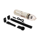 Пылесос автомобильный, беспроводной, 4 насадки, 120 Вт, 12 В, белый - Фото 6