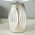 Настольная лампа Шелдон E14 40Вт серебро 20х20х33 см RISALUX - Фото 5