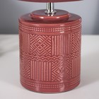 Настольная лампа Берти E14 40Вт терракотовый 15х15х29 см RISALUX - фото 21788790