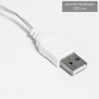 Фигурка световая RISALUX «Волк», 3D ночник, LED, USB, 15×7×18.5 см