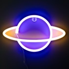 Ночник Сатурн LED от батареек 3АА 30х2х17,5 см RISALUX - фото 42131516