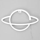 Ночник Сатурн LED от батареек 3АА 30х2х17,5 см RISALUX - фото 42131519