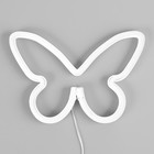 Ночник Бабочка LED от батареек 3АА 15х2х22,5 см RISALUX 7836071 - фото 14086250