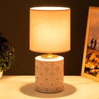 Настольная лампа Катрина E14 40Вт розовый 15,5х15,5х33 см RISALUX - Фото 3