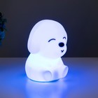 Ночник-мякиш "Собачка" LED от USB белый 12х10х14 см RISALUX - Фото 8