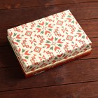 Коробка сборная крышка-дно без окна, "Вязанка", 21 х 15 х 5,7 см - Фото 3