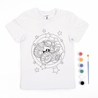 Набор для творчества Футболка-раскраска, «Монстр-трак», размер 140 - 146 см - фото 24383467