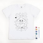 Набор для творчества Футболка-раскраска, «Уточка», размер 128 - 134 см  (артикул 9294242)  большой выбор товаров оптом и в розницу по низким ценам с доставкой