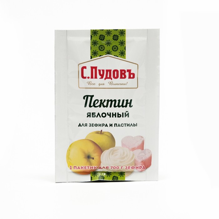 

Пектин яблочный для зефира и пастилы С.Пудовъ, пленка, 10 г