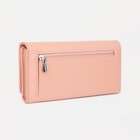 Кошелёк женский на магнитах, цвет розовый - фото 21789437