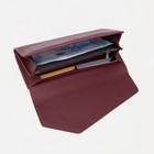 Кошелёк женский на магнитах, цвет бордовый 9278310