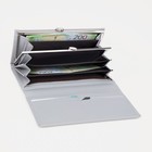 Кошелёк женский на магнитах, цвет серый - фото 61890567