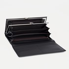 Кошелёк женский на магнитах, цвет чёрный - фото 21789601