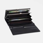 Кошелёк женский на магнитах, цвет чёрный - фото 21789602