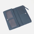 Кошелёк женский на кнопке, цвет синий 9278347